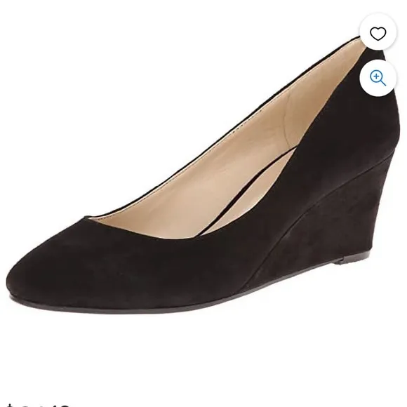 🇪🇸 2 pairs Nine West Suede shoes wedge pumps 5M