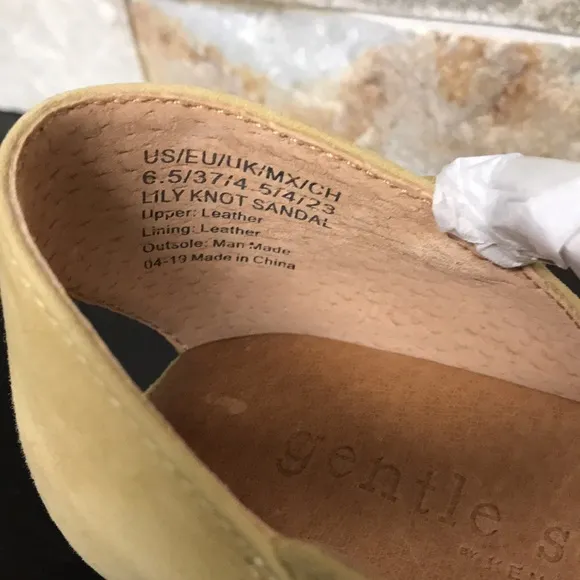 🎁 Gentle Souls Lily Knot Sandals