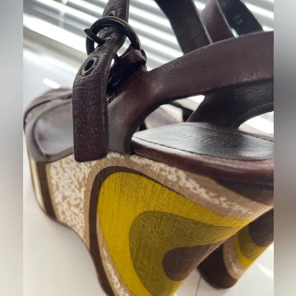 . Miu Miu wedge sandals