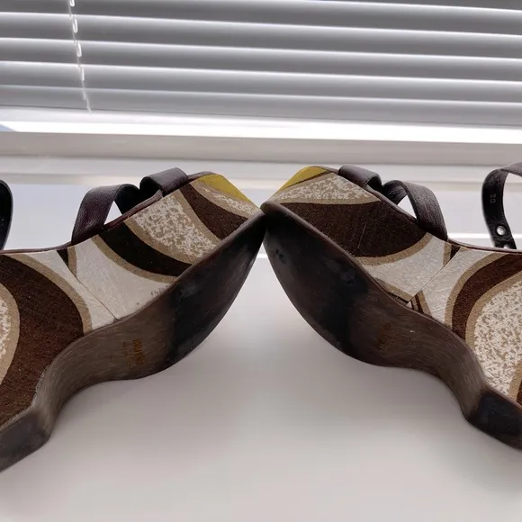 . Miu Miu wedge sandals