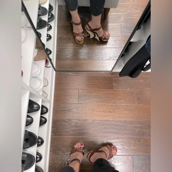 . Miu Miu wedge sandals