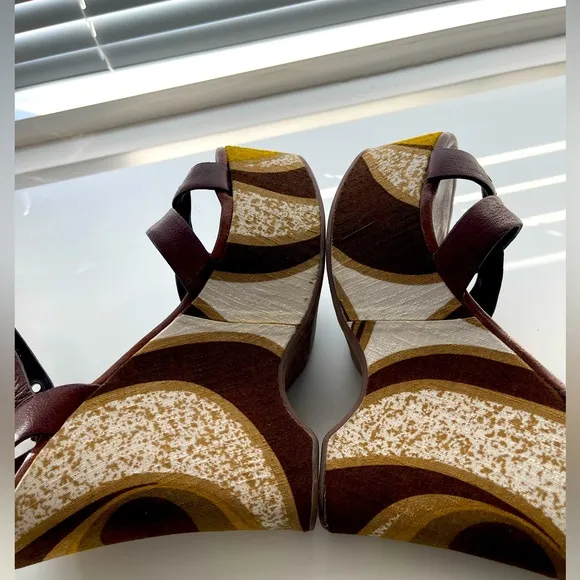 . Miu Miu wedge sandals