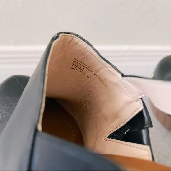 🩷 NWT- INC International Concepts Black Clog Heels Size 7.5