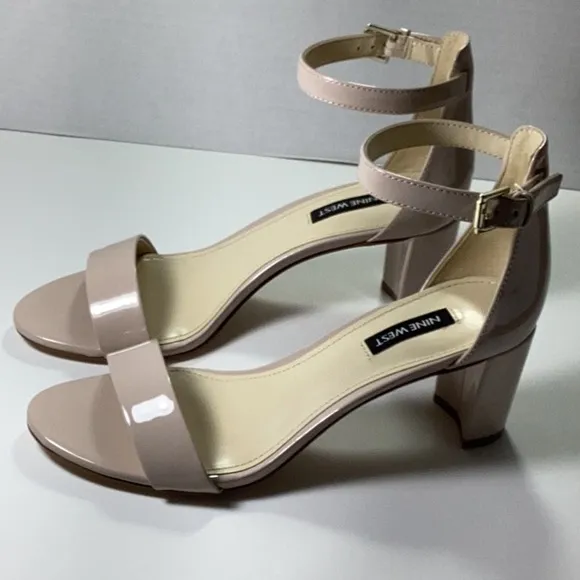 - Pruce Ankle Strap Block Heel Sandals