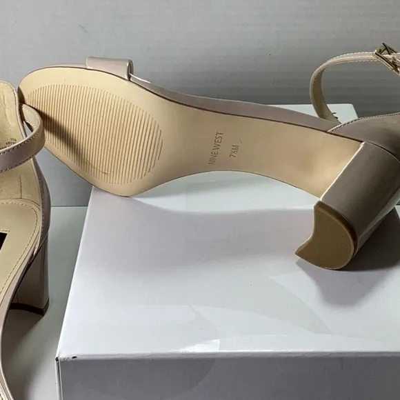 - Pruce Ankle Strap Block Heel Sandals