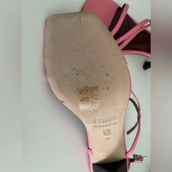 🤍 STAUD Bubblegum Pink GITA Sandals