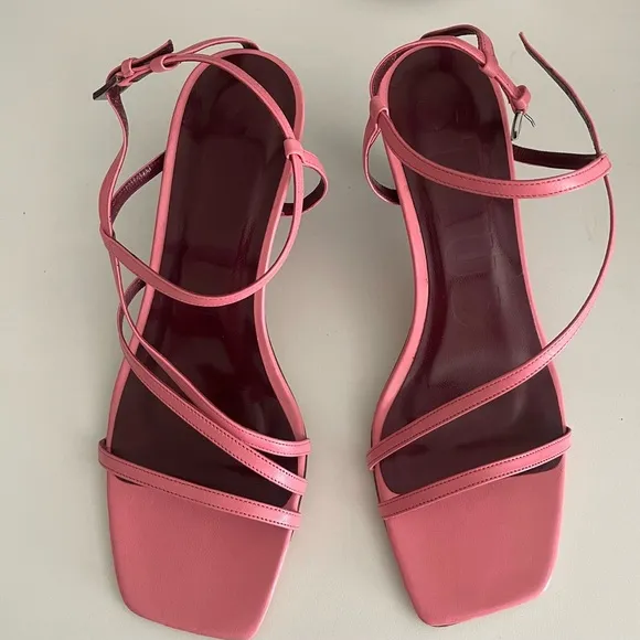 🤍 STAUD Bubblegum Pink GITA Sandals