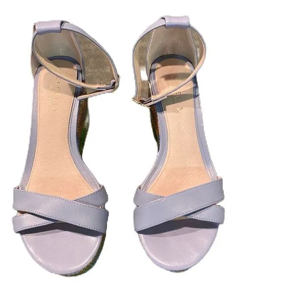 #143 CECELIA NEW YORK Beaded Wedge Sandals