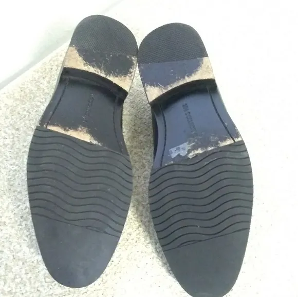 206 Collective Black Leather Shoes.