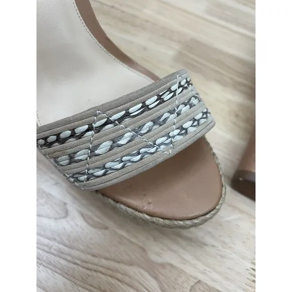 $795 Alexandre Birman Women's Alice Espadrille Platform Heels Shoes Sz 37.5/US 7