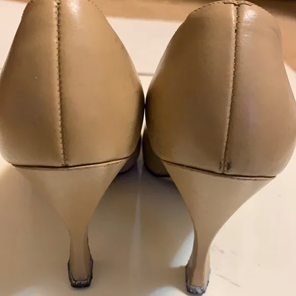 9 &amp; Co. SZ 5.5 M, HIGH HEELS, TAN MADE IN BRAZIL