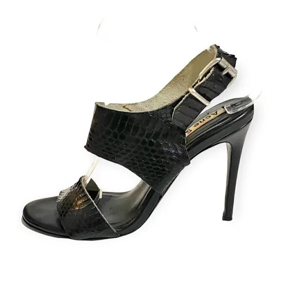 ACNE STUDIOS Black High heel Sandals,