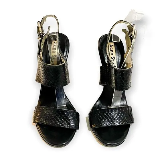 ACNE STUDIOS Black High heel Sandals,