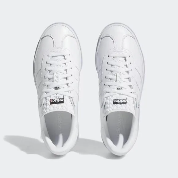 Adidas Gazelle Bold IE5130 Sneakers Women's White Leather Platform Shoes TF2632