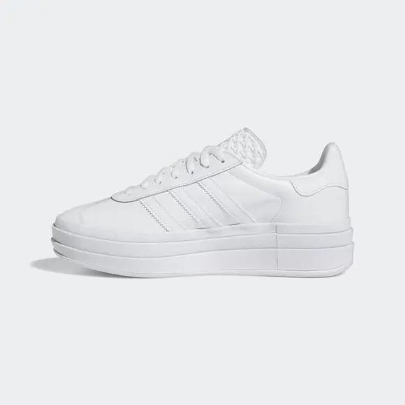 Adidas Gazelle Bold IE5130 Sneakers Women's White Leather Platform Shoes TF2632
