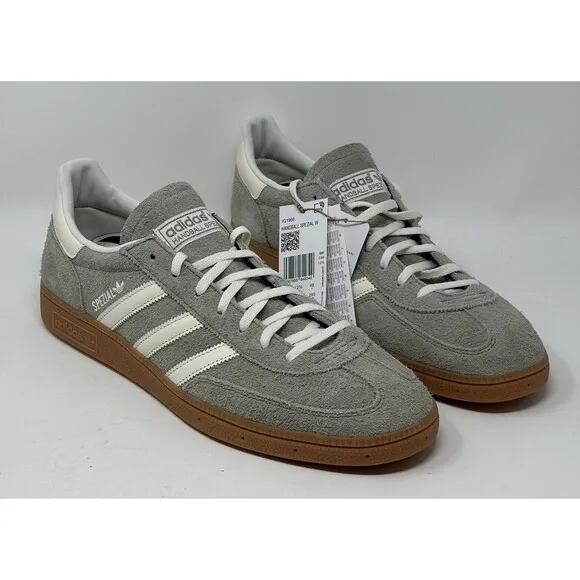 Adidas Originals Handball Spezial Shoes Women’s 14 Gray White Casual Sneakers