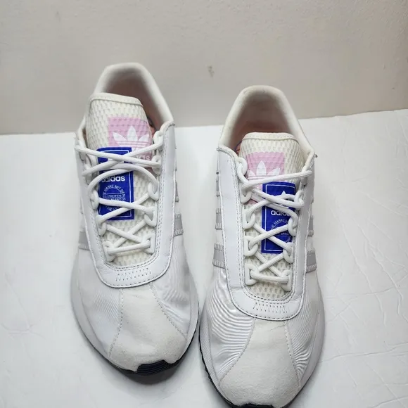 Adidas Sneakers Women's Size 8 Originals SL Andridge Casual White Vapor Gray