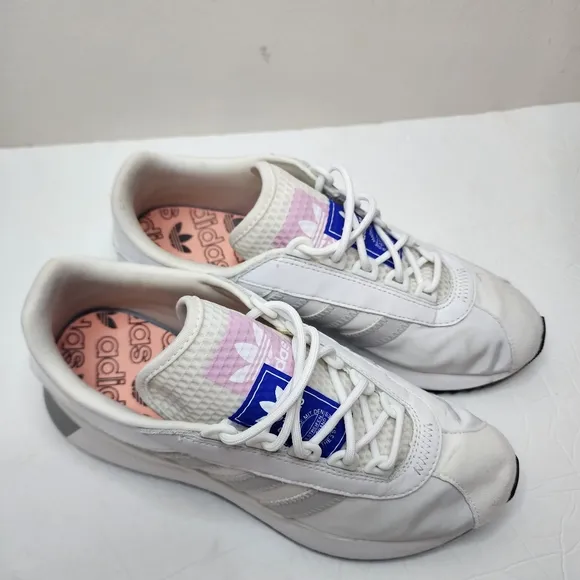 Adidas Sneakers Women's Size 8 Originals SL Andridge Casual White Vapor Gray