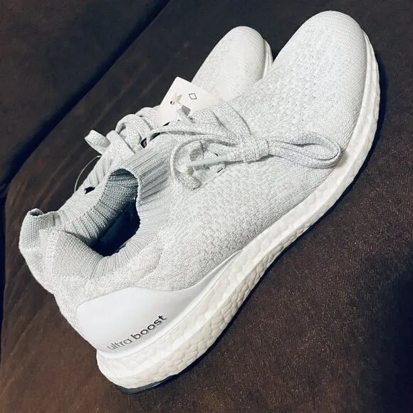 Adidas Womens Ultra Boost Uncaged DB1132 Gray Running Shoes Sneakers Size 9 US