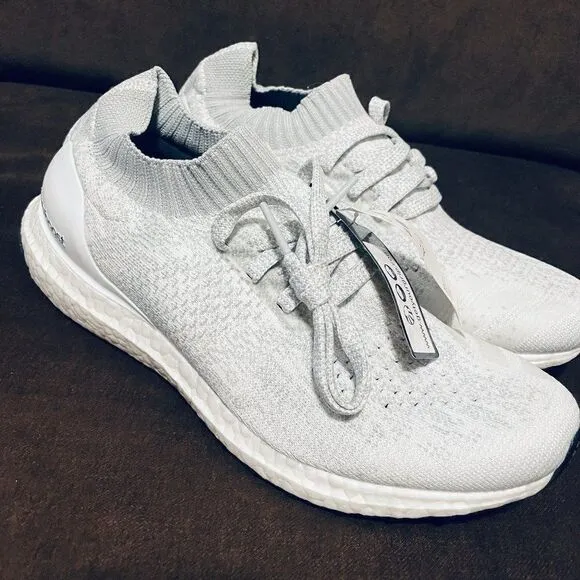 Adidas Womens Ultra Boost Uncaged DB1132 Gray Running Shoes Sneakers Size 9 US