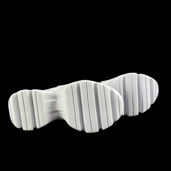 Adidas x Stella McCartney Triple White Platform Clogs Women's Size 9