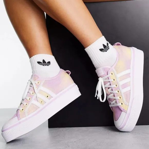 Adidas’s Brand New Originals Nizza Platform Sneakers Laced Size 8.5