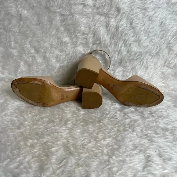 AGL (Attilio Giusti Leombruni) Patent Leather Sandals Neutrals size 39.5