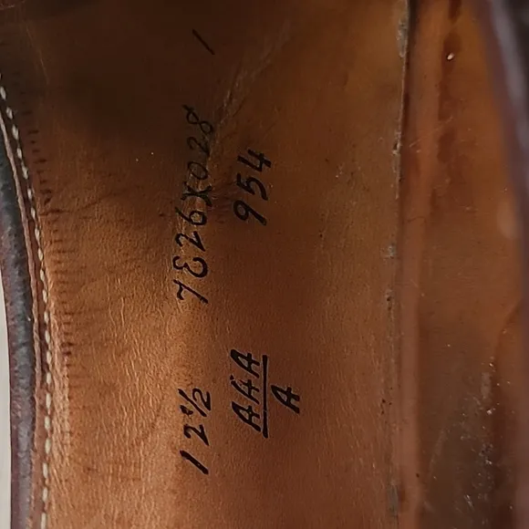 ALDEN 954 Shell Cordovan Cherry Brown Monk Strap‎ 12.5 AAA/A Mens Loafers Shoes