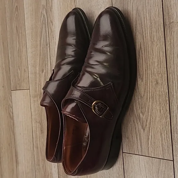 ALDEN 954 Shell Cordovan Cherry Brown Monk Strap‎ 12.5 AAA/A Mens Loafers Shoes