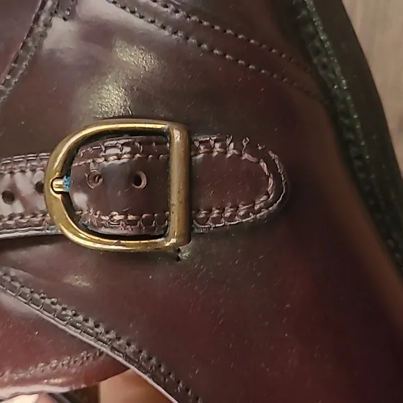 ALDEN 954 Shell Cordovan Cherry Brown Monk Strap‎ 12.5 AAA/A Mens Loafers Shoes