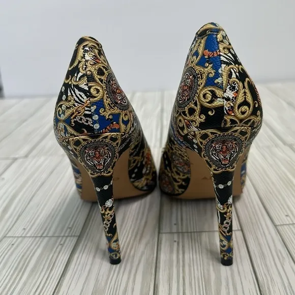 Aldo Kriss Heels Womens Aldo Multicolored Patterned Pumps Shoes Size 8M