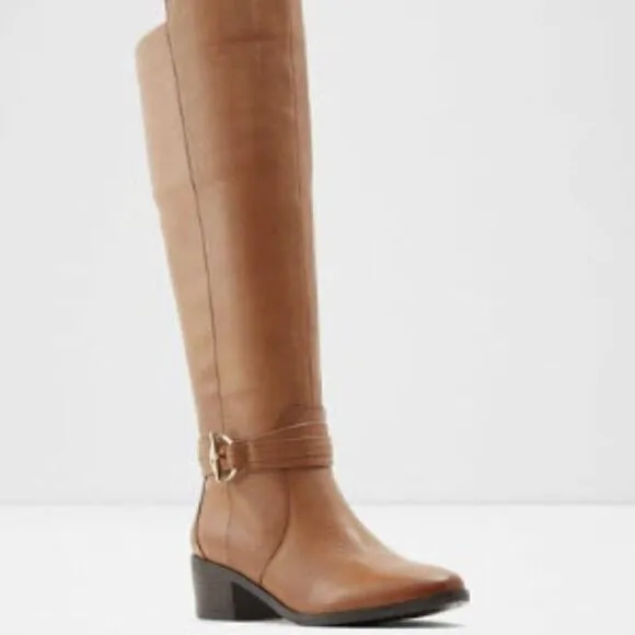 Aldo ‘Amby’ Knee-high Boot – Block Heel  - Sz 8.5