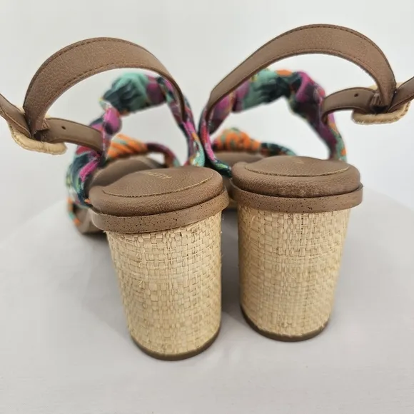 Alex Marie Floral Heels | Colorful Summer Sandals | Size 10