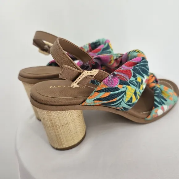 Alex Marie Floral Heels | Colorful Summer Sandals | Size 10
