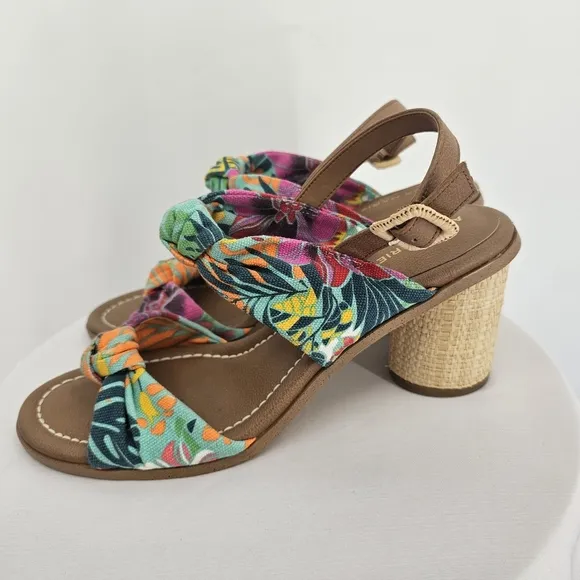 Alex Marie Floral Heels | Colorful Summer Sandals | Size 10