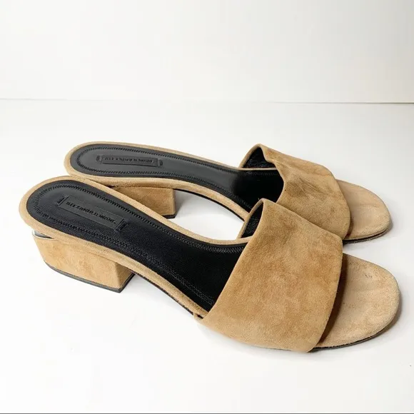 Alexander Wang Lou Suede With Rhodium Sandals 40