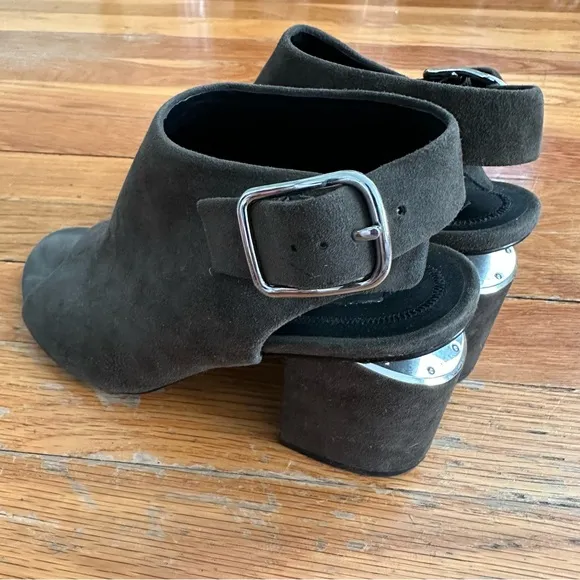Alexander Wang suede block heel sandals