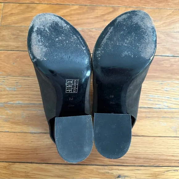 Alexander Wang suede block heel sandals