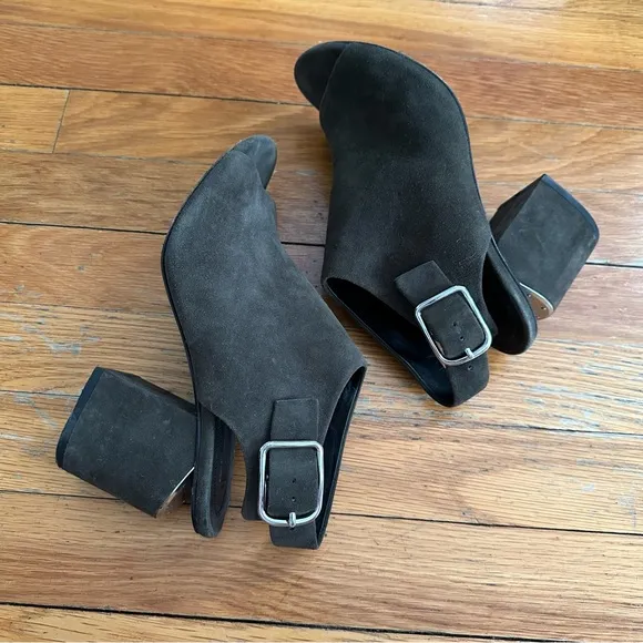 Alexander Wang suede block heel sandals