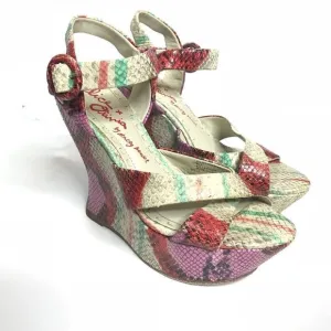 Alice   Olivia EU Sz 36.5 Wedge Sandals