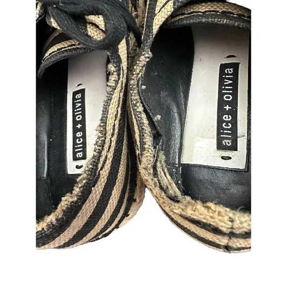 Alice Olivia | Shoes | Alice Olivia Rory Espadrille Platform Sneakers size 39.5