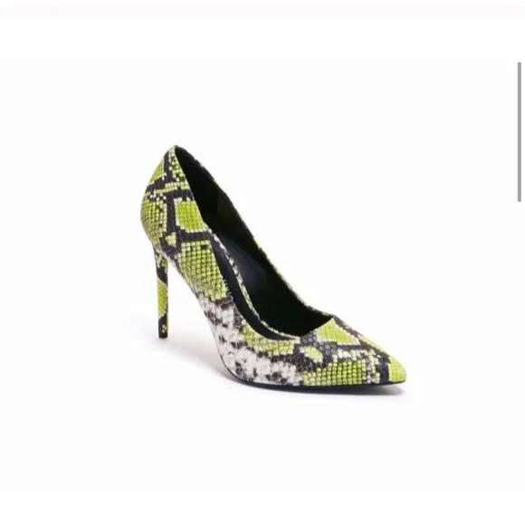 Alice   Olivia Snake Skin Heels- 7,8,8.5,9