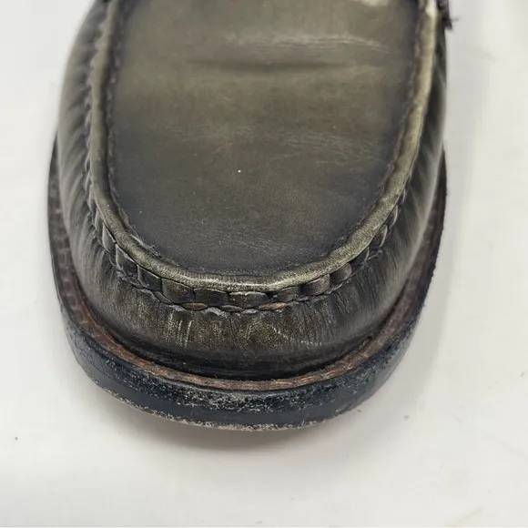 Allen Edmonds Dylan Penny Loafers Mens 8.5 D Burnished Green Leather Shoes