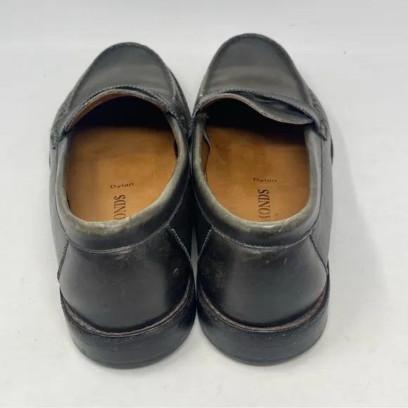 Allen Edmonds Dylan Penny Loafers Mens 8.5 D Burnished Green Leather Shoes