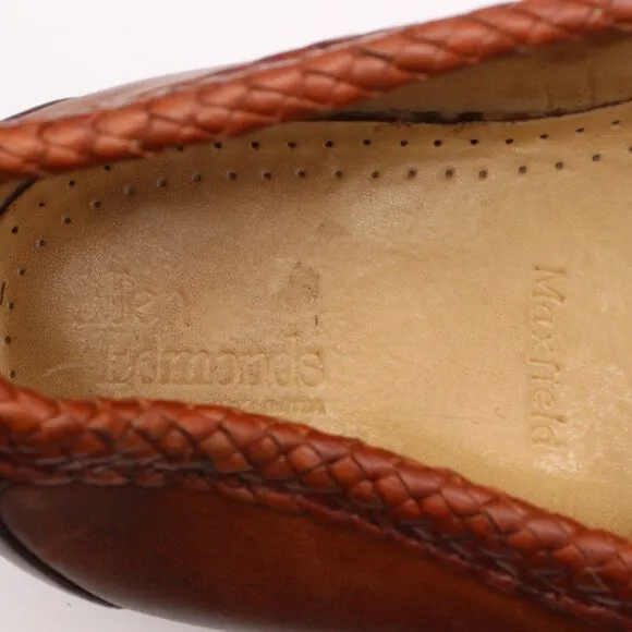Allen Edmonds Maxfield Men's 11 EEE Tassel Loafers Shoes Brown Leather 47716