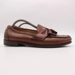 Allen Edmonds Maxfield Men's 11 EEE Tassel Loafers Shoes Brown Leather 47716