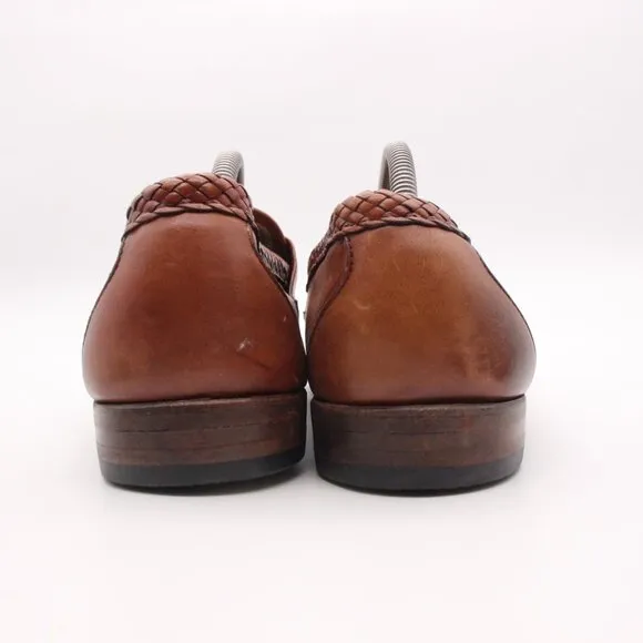 Allen Edmonds Maxfield Men's 11 EEE Tassel Loafers Shoes Brown Leather 47716