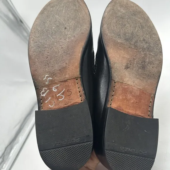 Allen Edmonds Maxfield Shoes Mens Size 10D Leather Tassel Moc Toe Loafers BLACK‎
