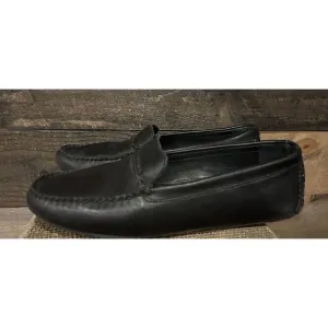 Allen‎ Edmonds Mens 11 The Super Sport Technogel Black Leather Loafers Shoes