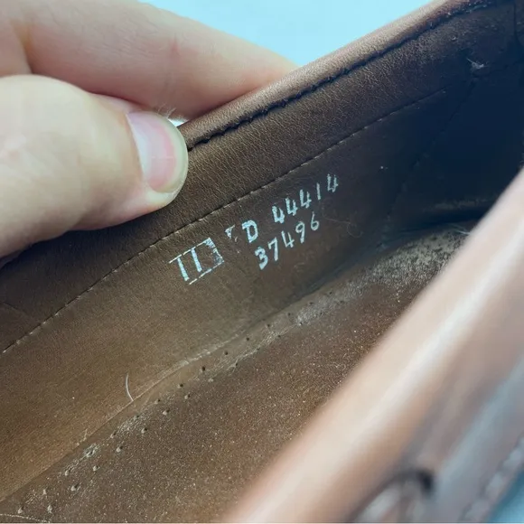 Allen Edmonds Woodstock Leather Black Brown Loafers Shoes Mens Size 11 D